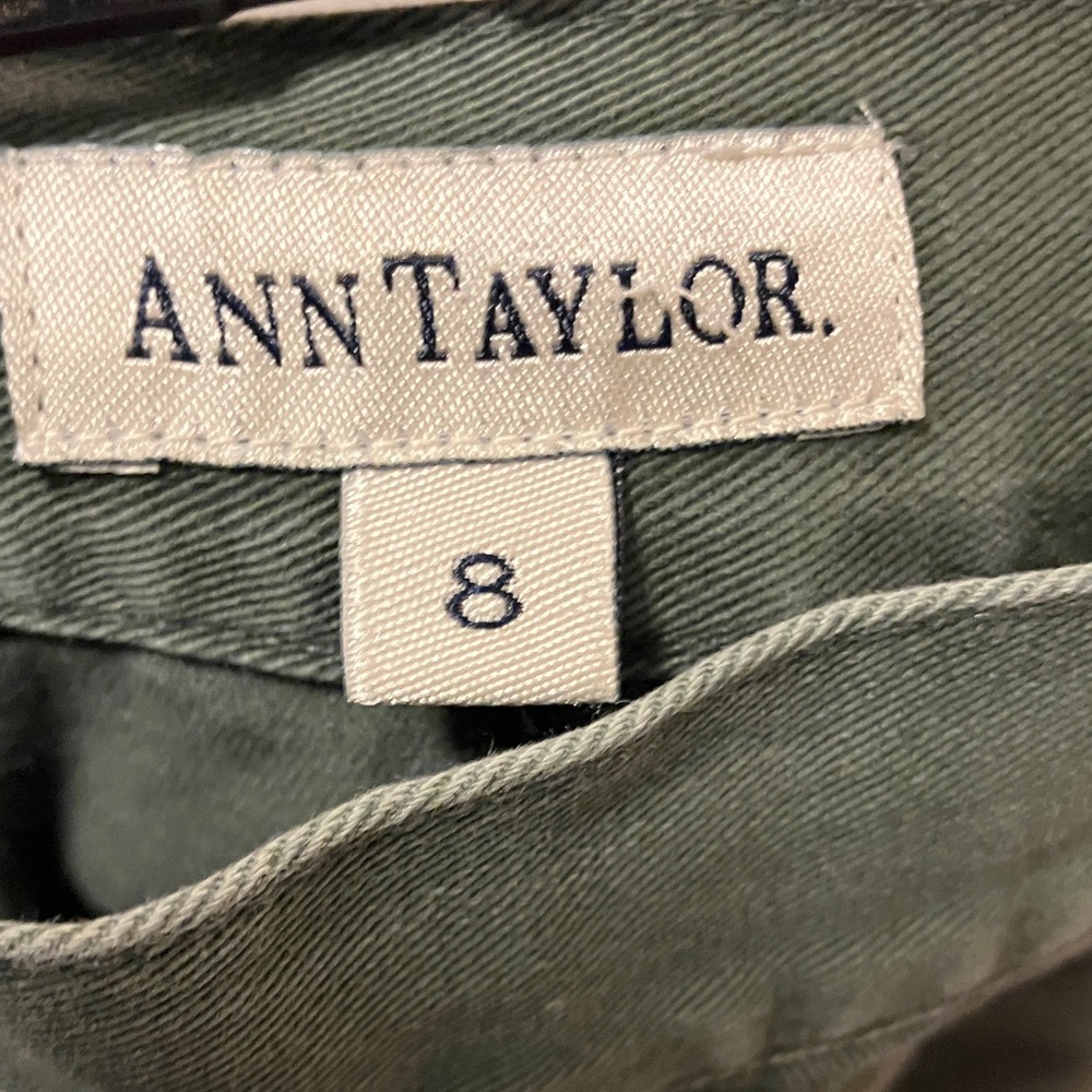 Ann Taylor Olive Green Chinos - Picture 2 of 11